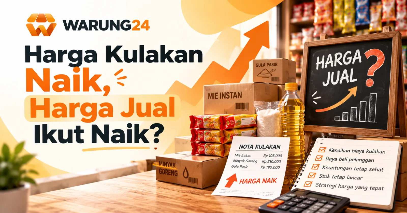 Harga Kulakan Naik, Haruskah Harga Jual Ikut Naik?